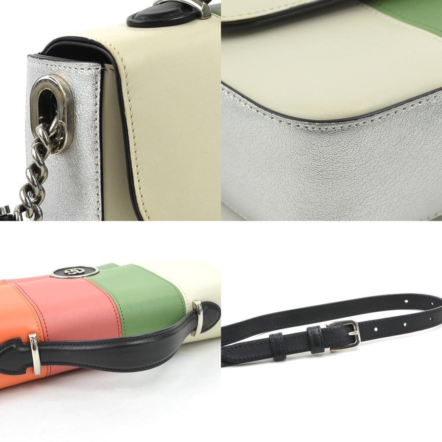 Gucci Multi-Color Leather Shoulder Bag
