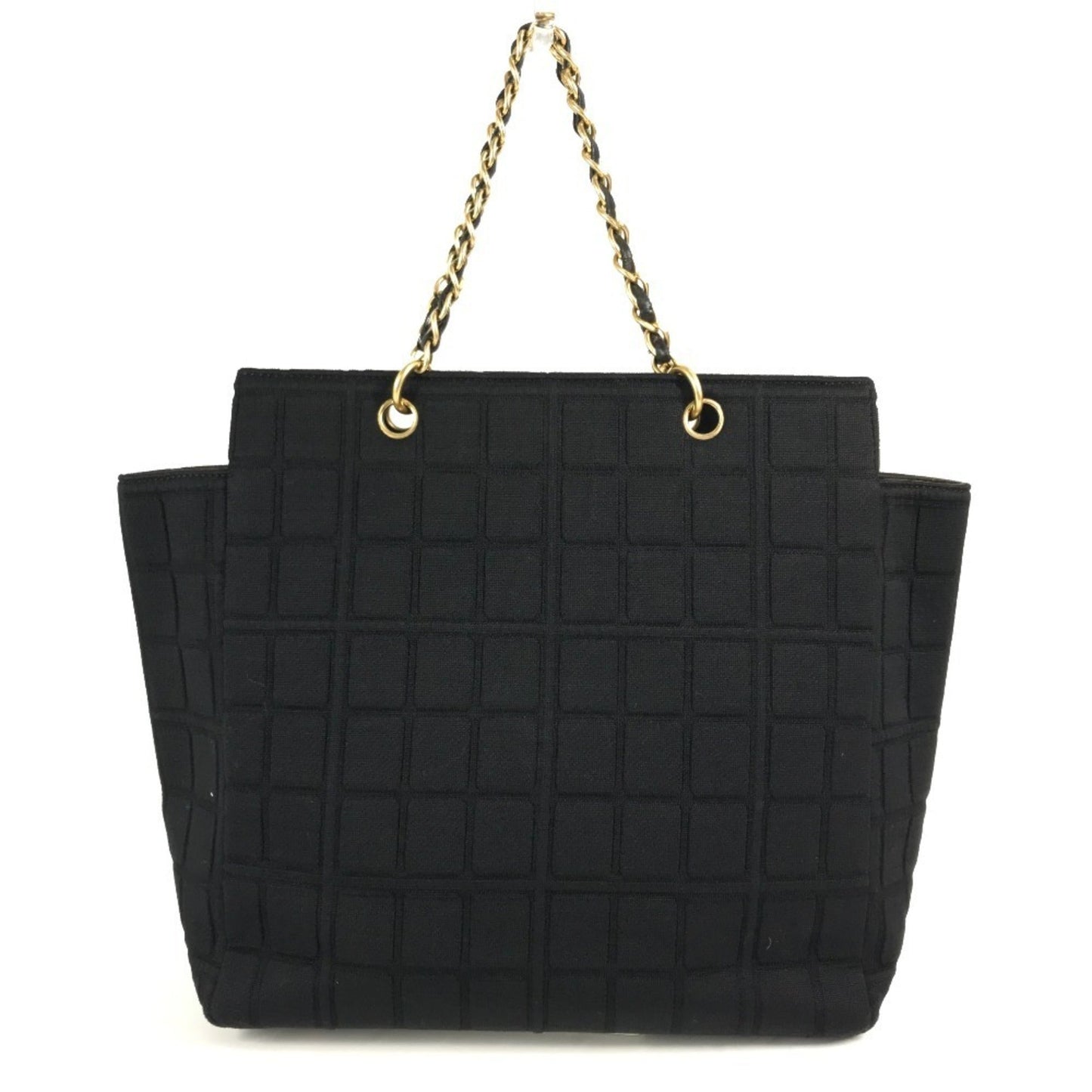 Chanel Black Jersey Shoulder Bag Tote Bag
