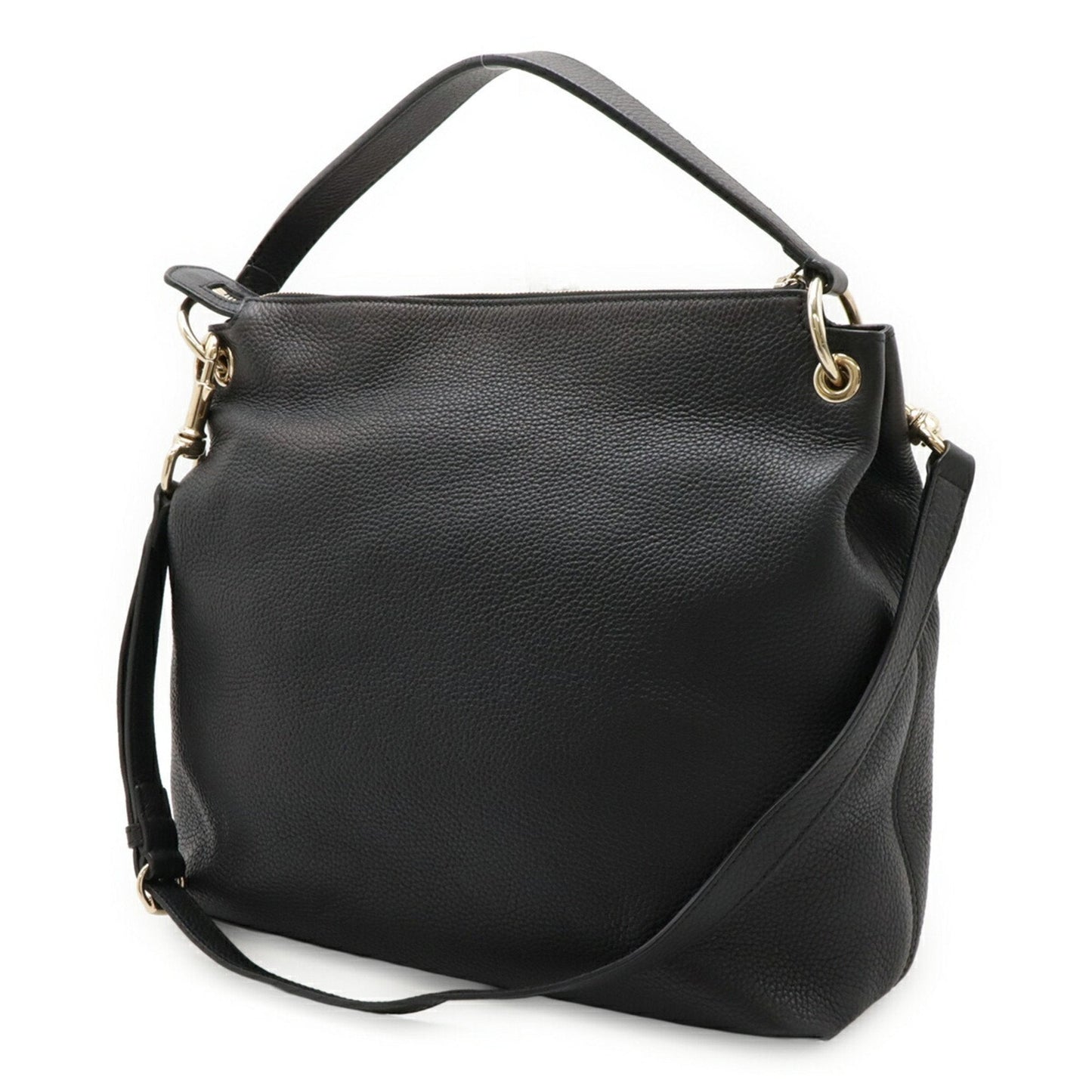 Gucci Black Leather Handbag Shoulder Bag