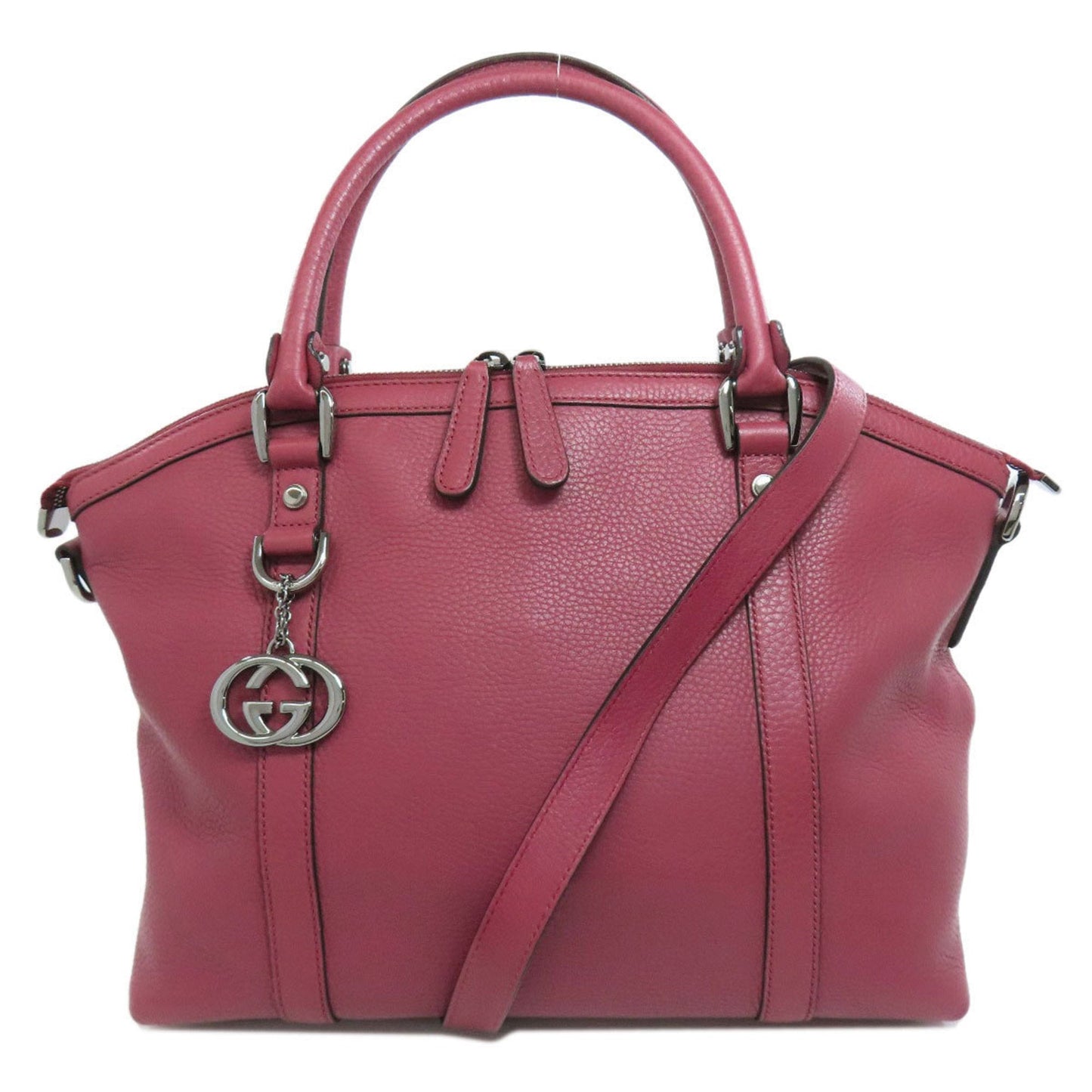 Gucci Pink Leather Tote Bag