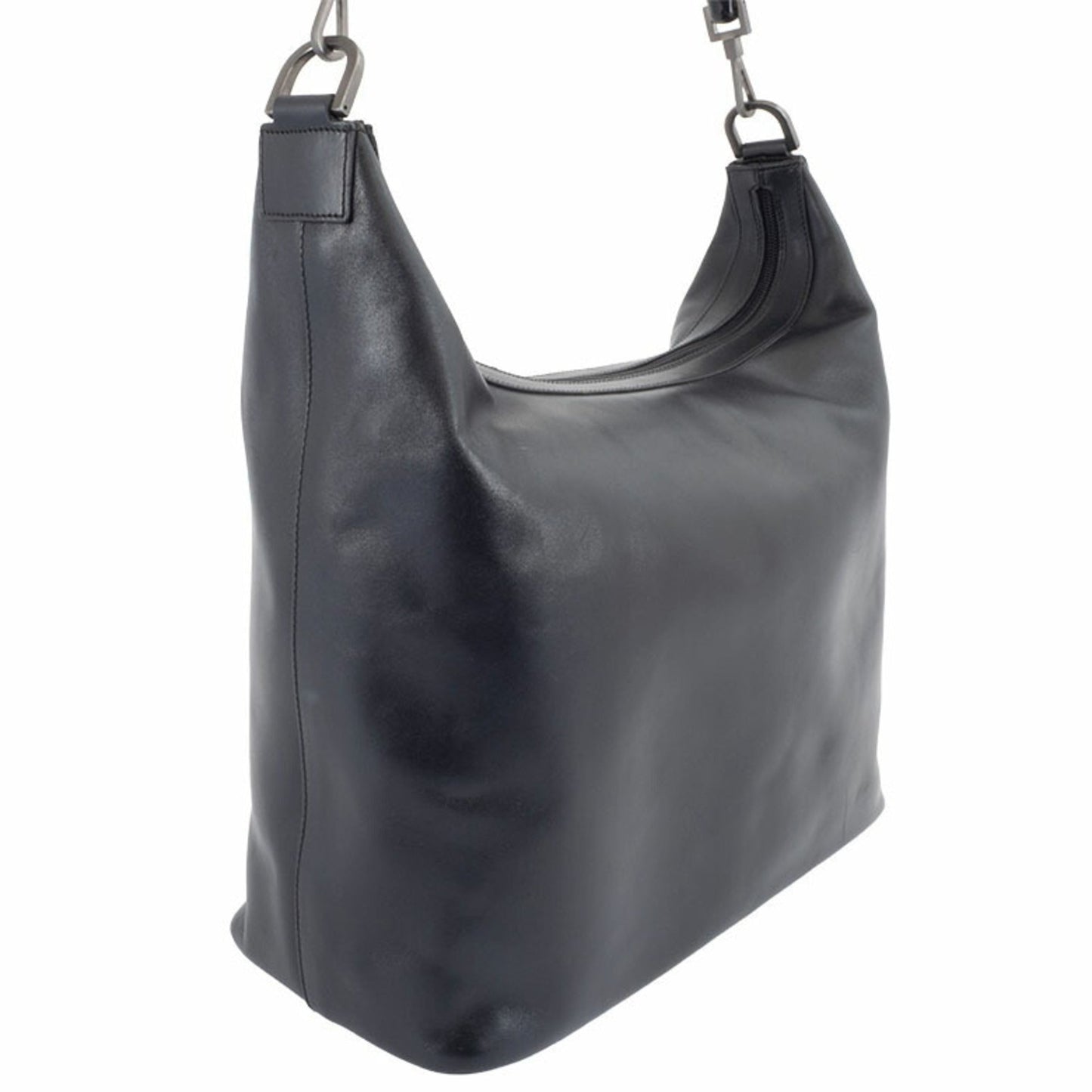 Gucci Bamboo Black Leather Shoulder Bag