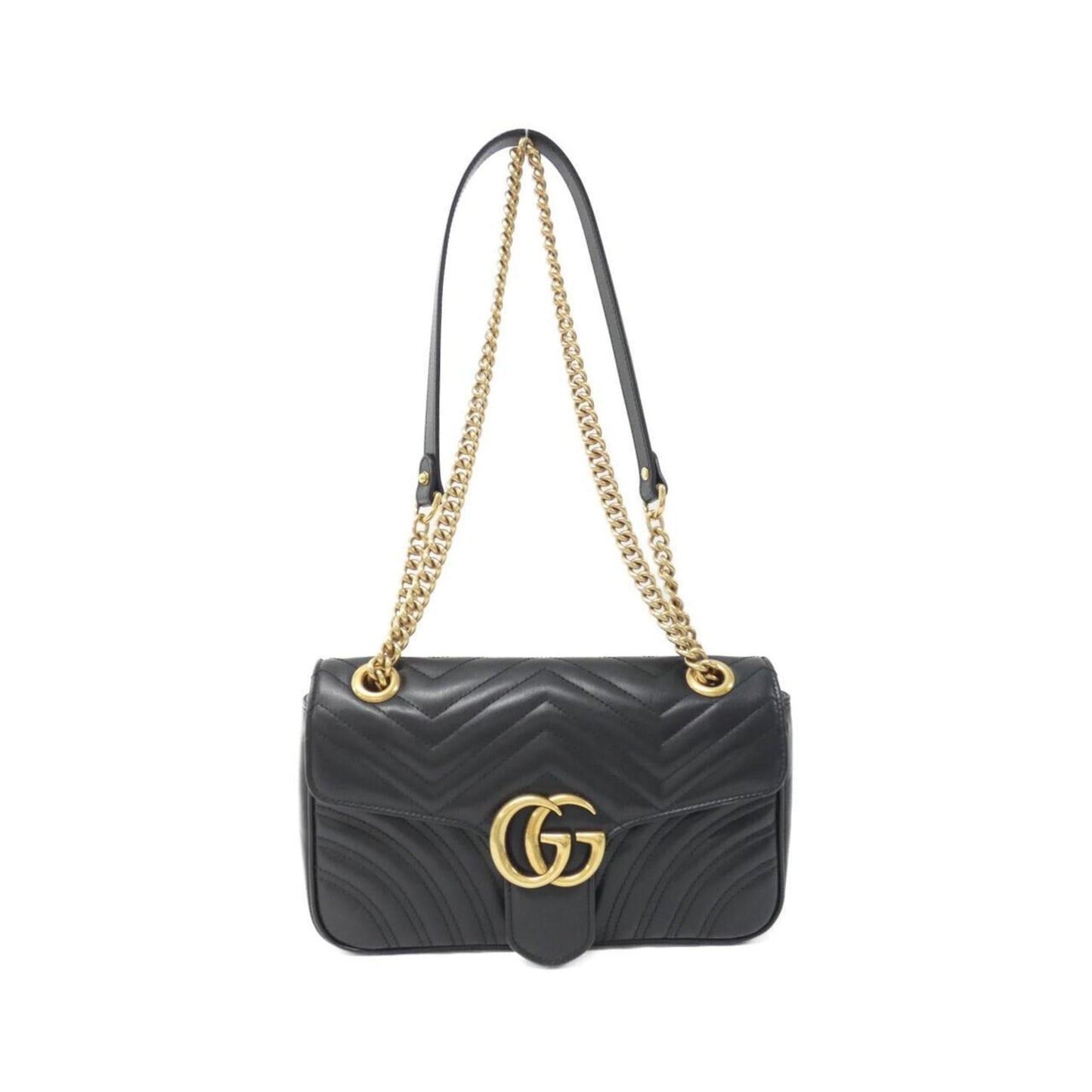 Gucci Black Leather Shoulder Bag