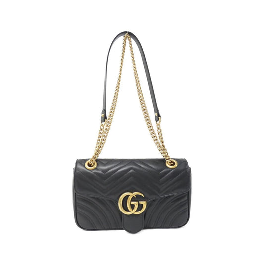 Gucci Black Leather Shoulder Bag