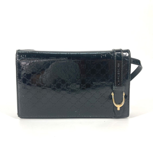 Gucci Black Patent Leather Shoulder Bag