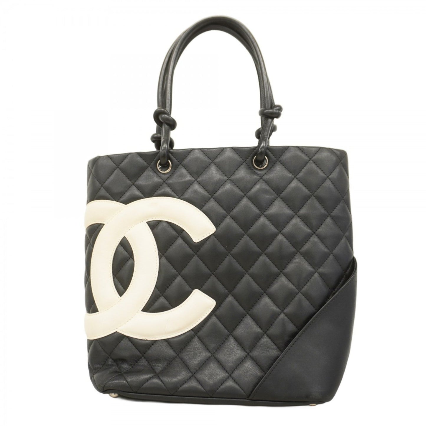 Chanel Black Leather Tote Bag