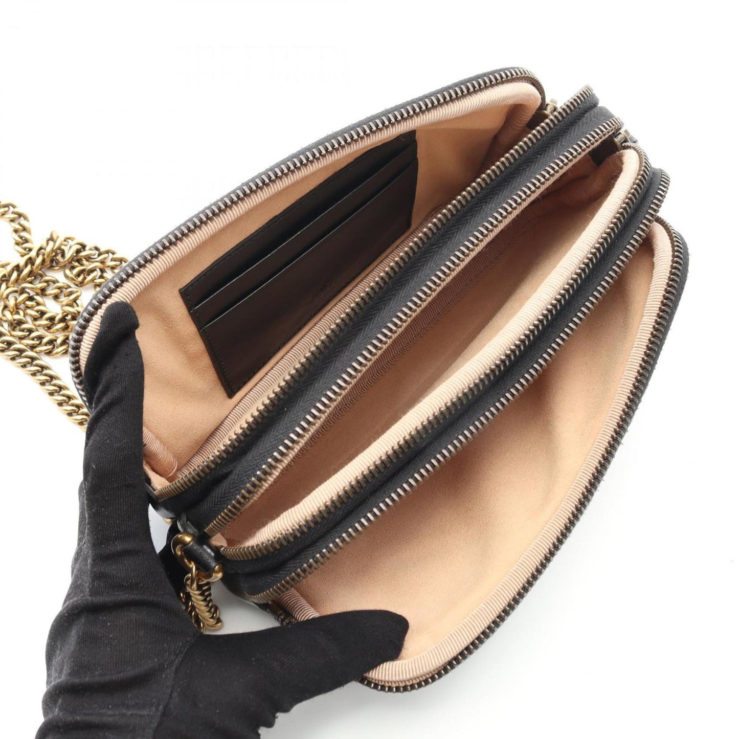 Gucci Black Leather Shoulder Bag