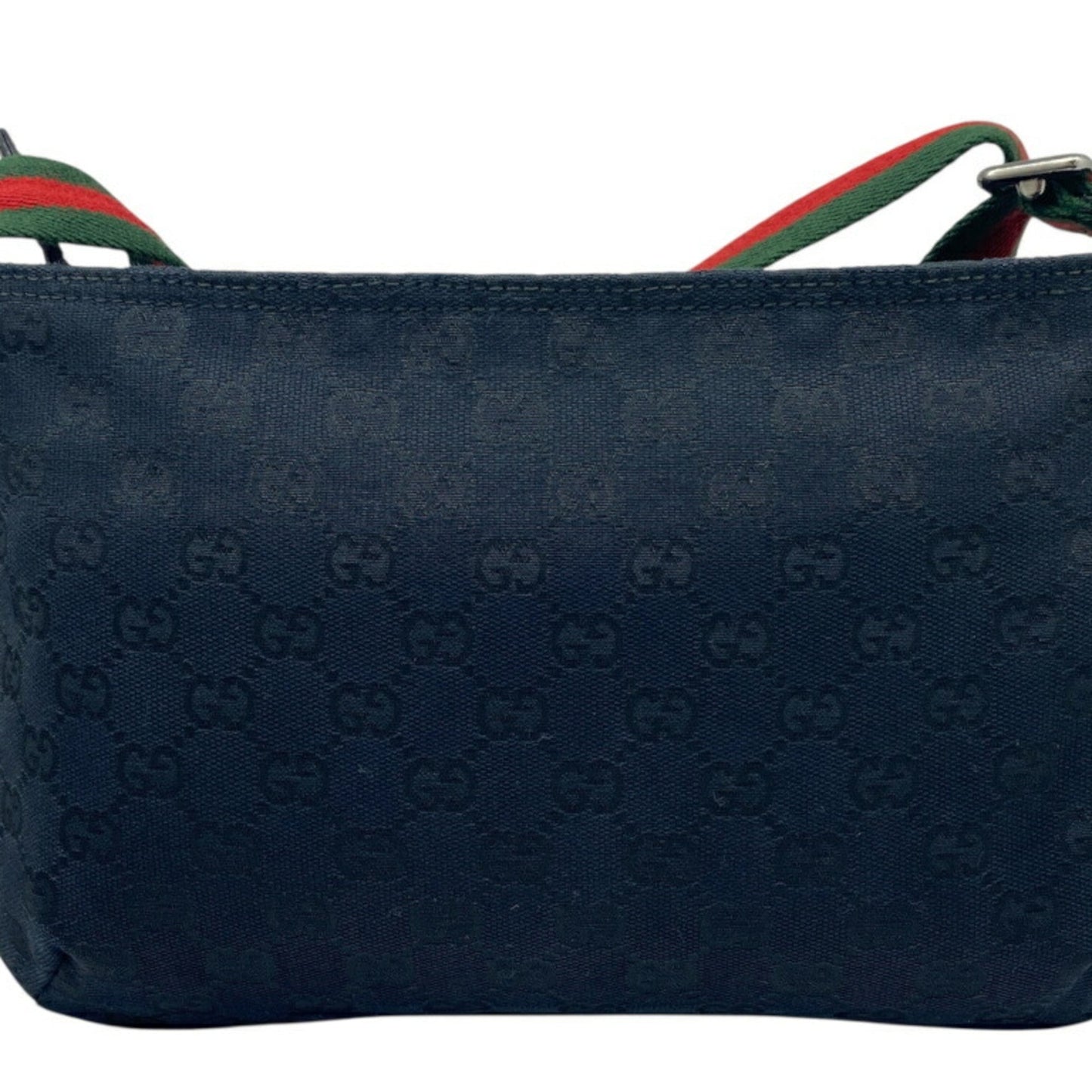 Gucci Black Gg Canvas Shoulder Bag