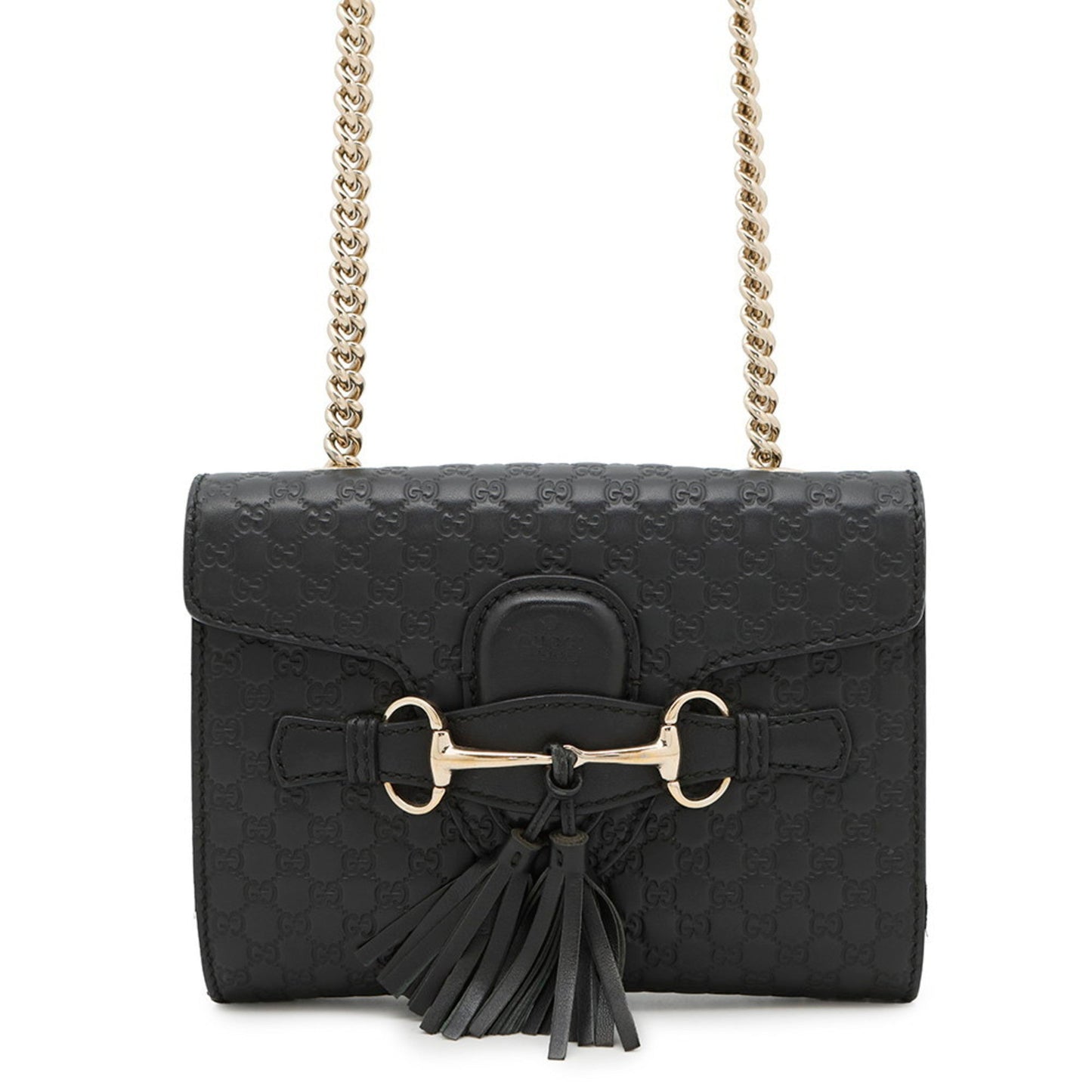 Gucci Black Leather Shoulder Bag