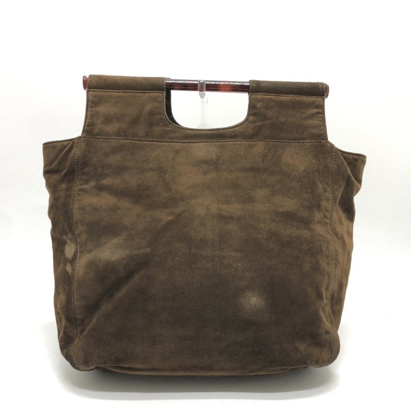 Chanel Brown Suede Tote Bag