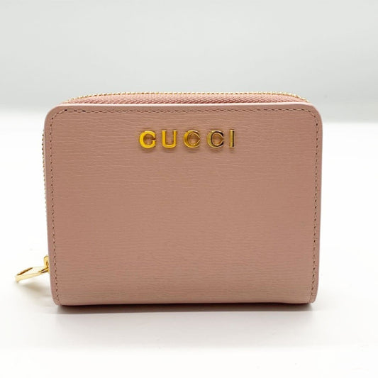 Gucci Light Pink Leather Coin Purse/Coin Case