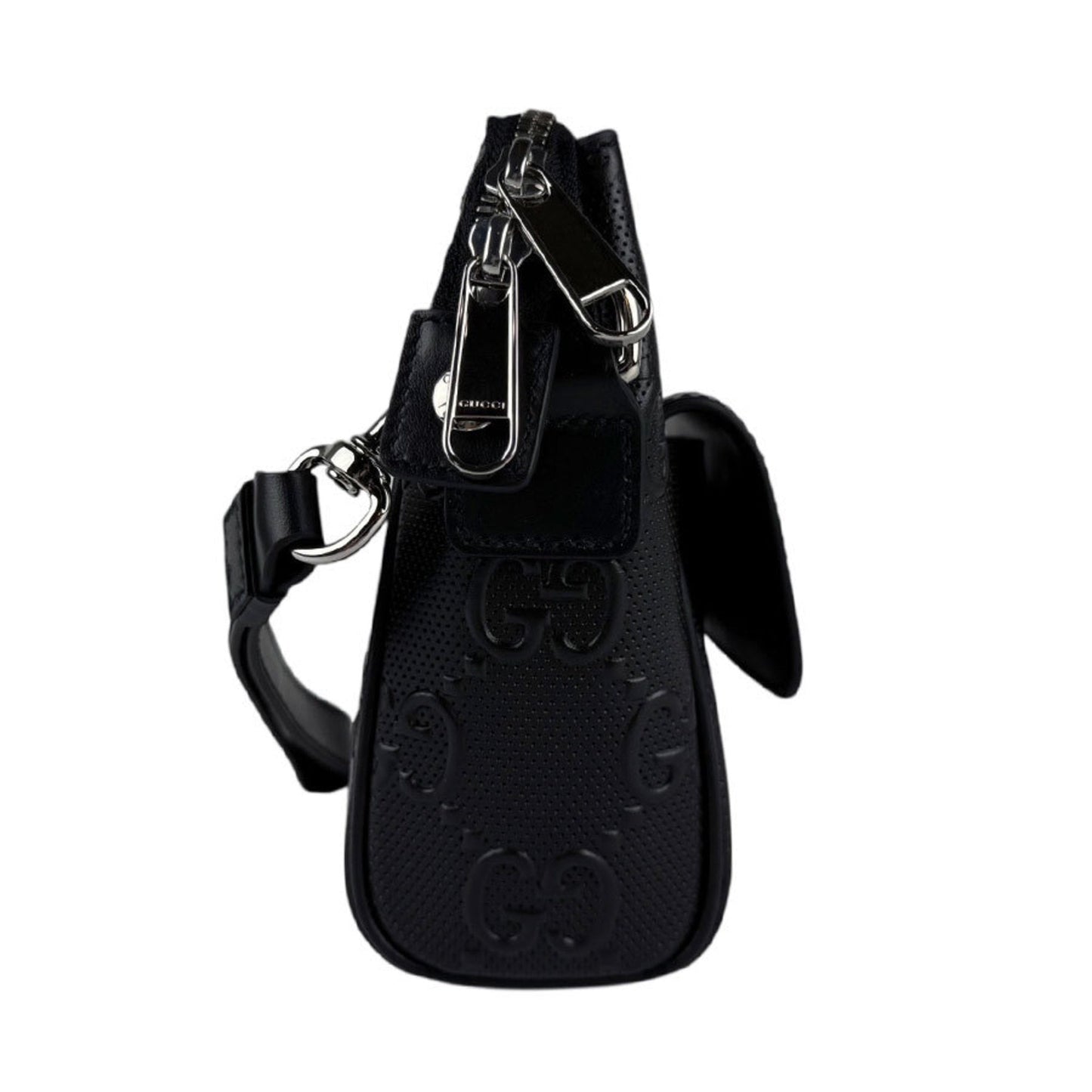 Gucci Black Leather Clutch Bag