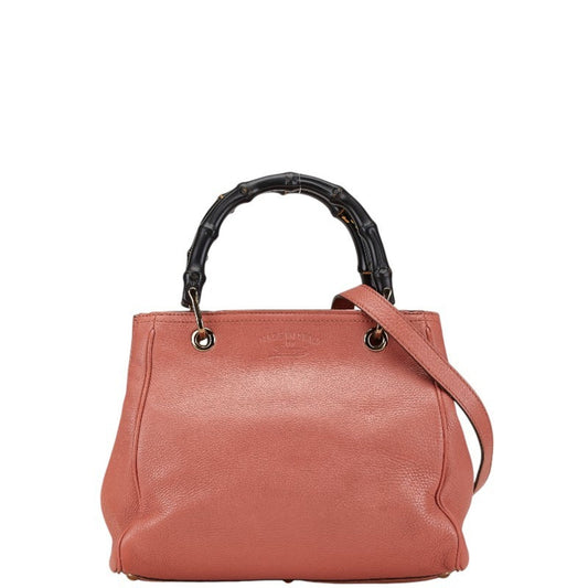 Gucci Pink Leather Handbag Shoulder Bag