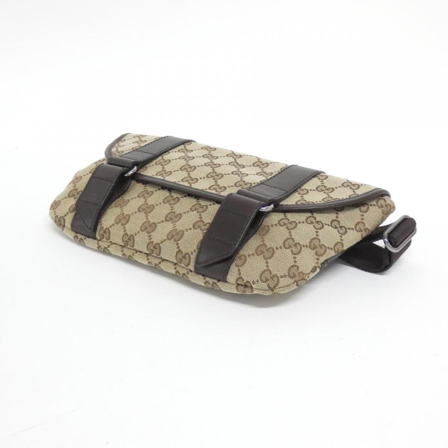 Gucci Beige Brown Gg Canvas Fanny Pack