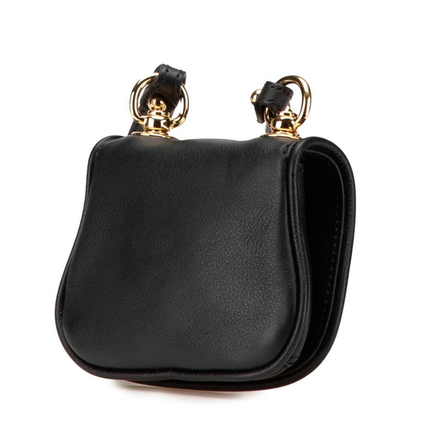 Gucci Black Leather Chain/Shoulder Wallet