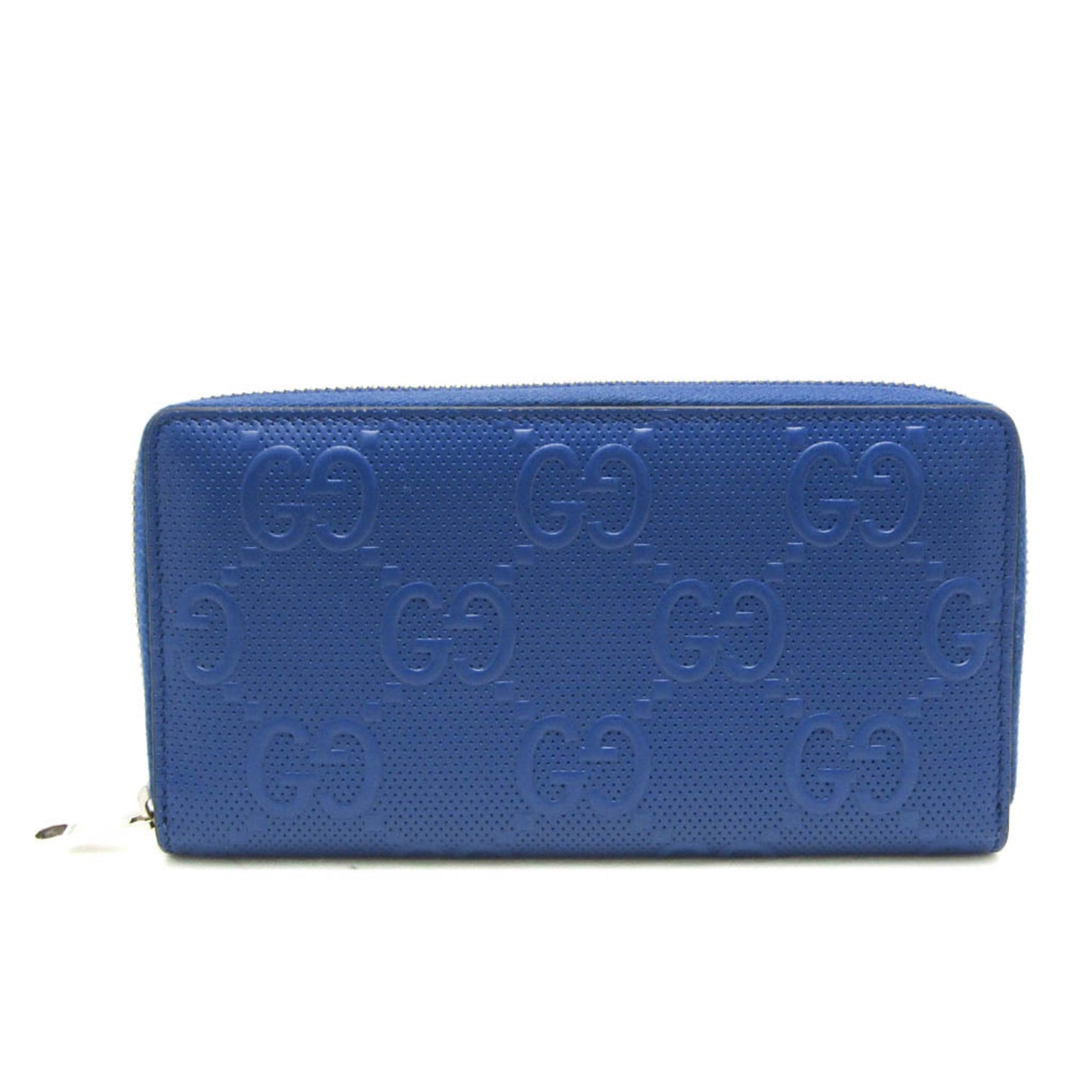 Gucci Navy Leather Long Wallet (Bi-Fold)