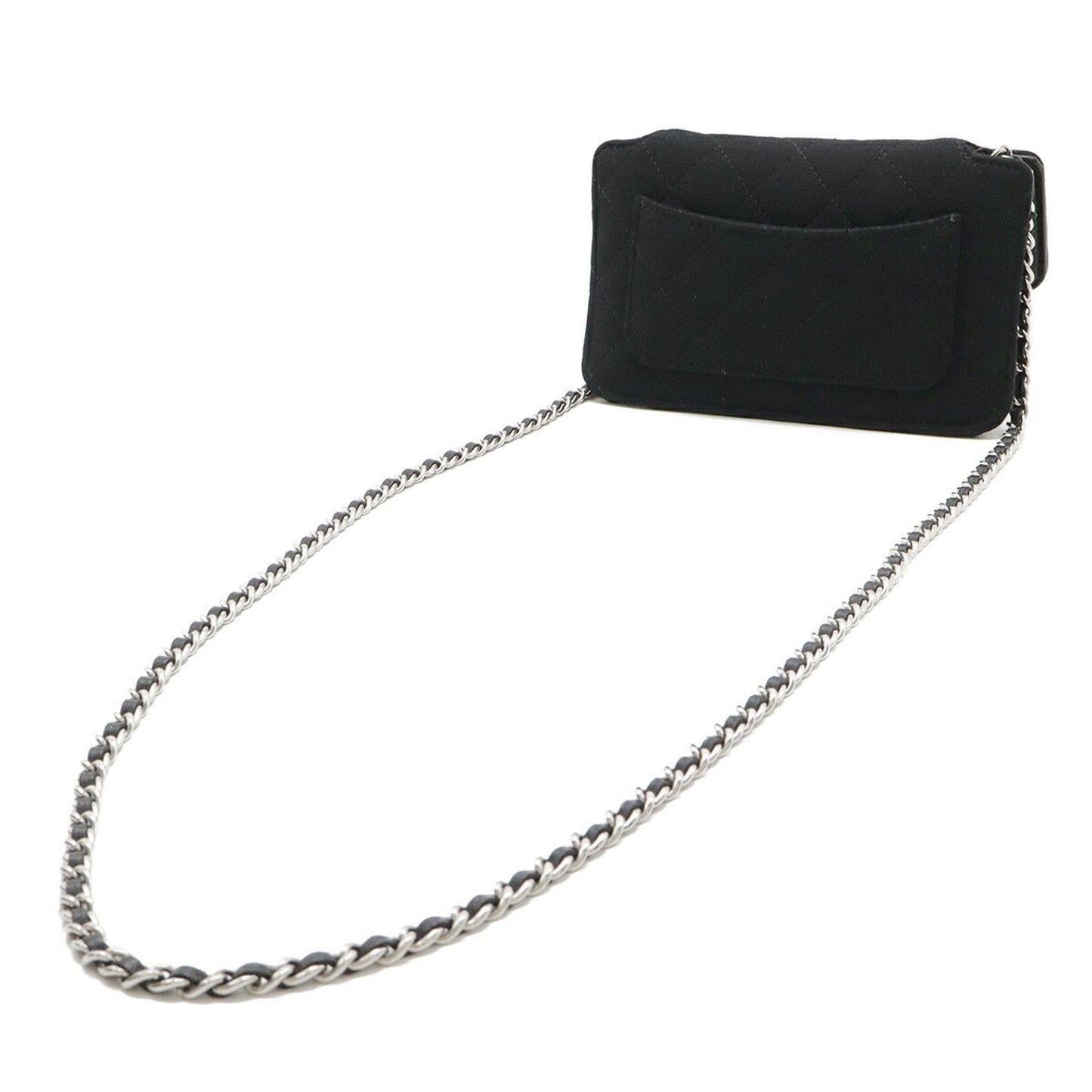 Chanel Black Gray Cotton Nylon Eco-Bag Tote Bag