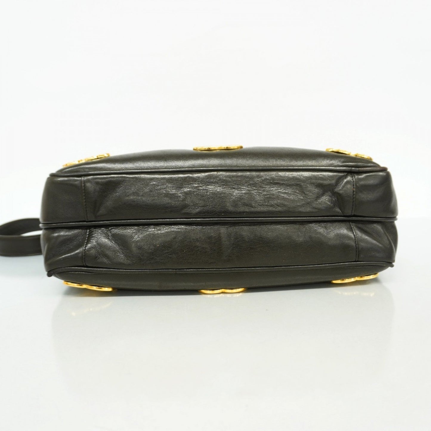 Chanel Black Leather Tote Bag