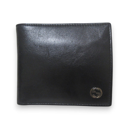 Gucci Black Leather Wallet (Bi-Fold)