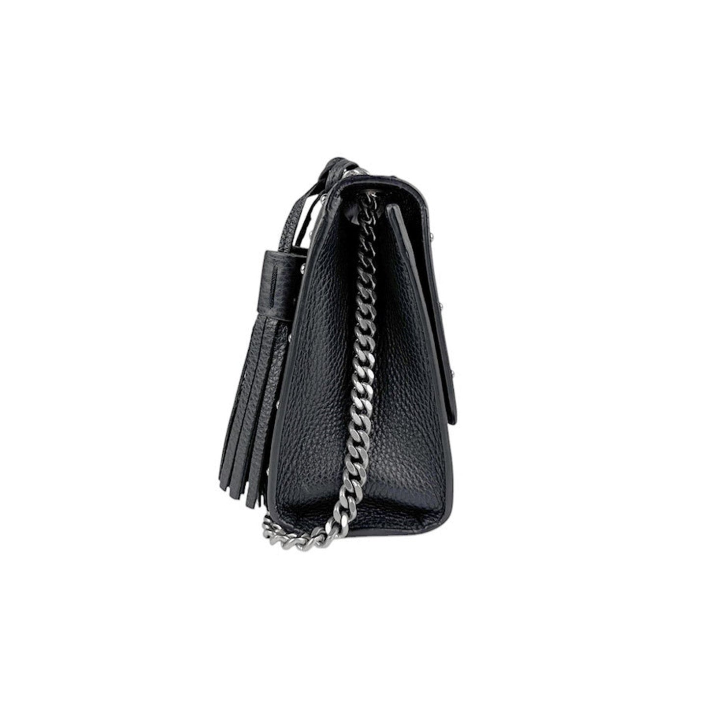 Gucci Black Leather Shoulder Bag
