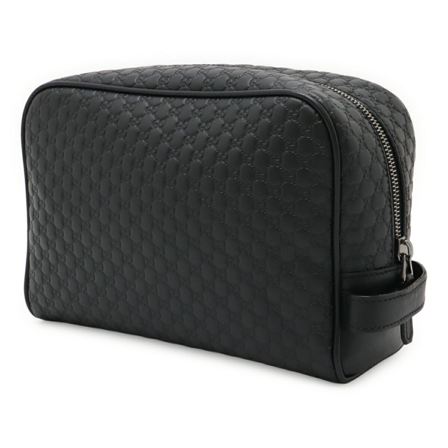 Gucci Black Leather Clutch Bag Handbag
