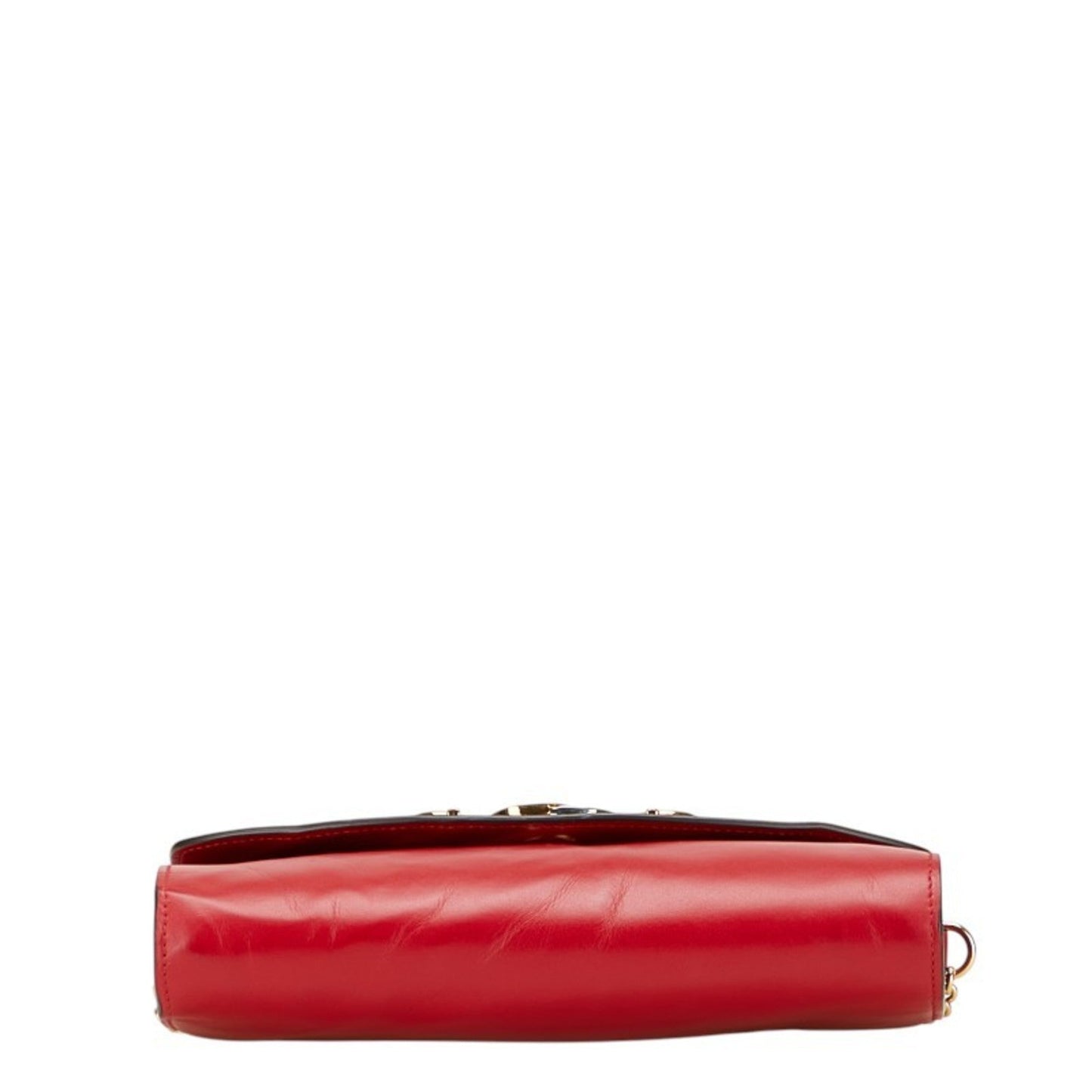 Gucci Red Color Leather Handbag Shoulder Bag