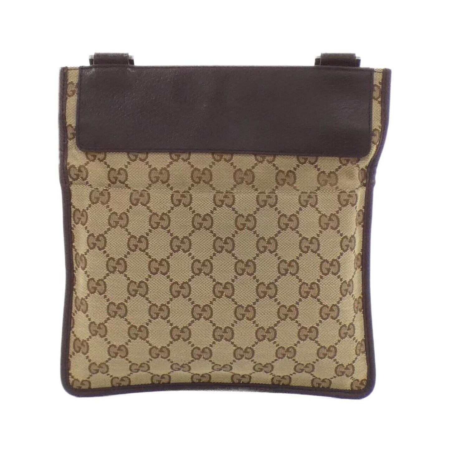 Gucci Beige Brown Gg Canvas Shoulder Bag