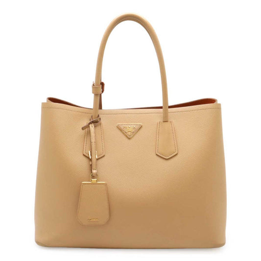 Cuir Double Tote Saffiano Leather Medium