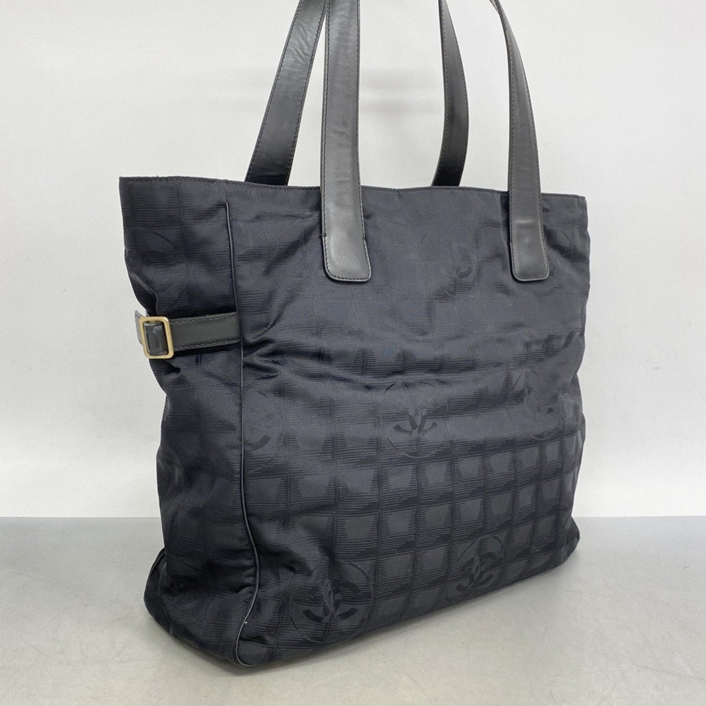 Chanel Black Nylon Tote Bag