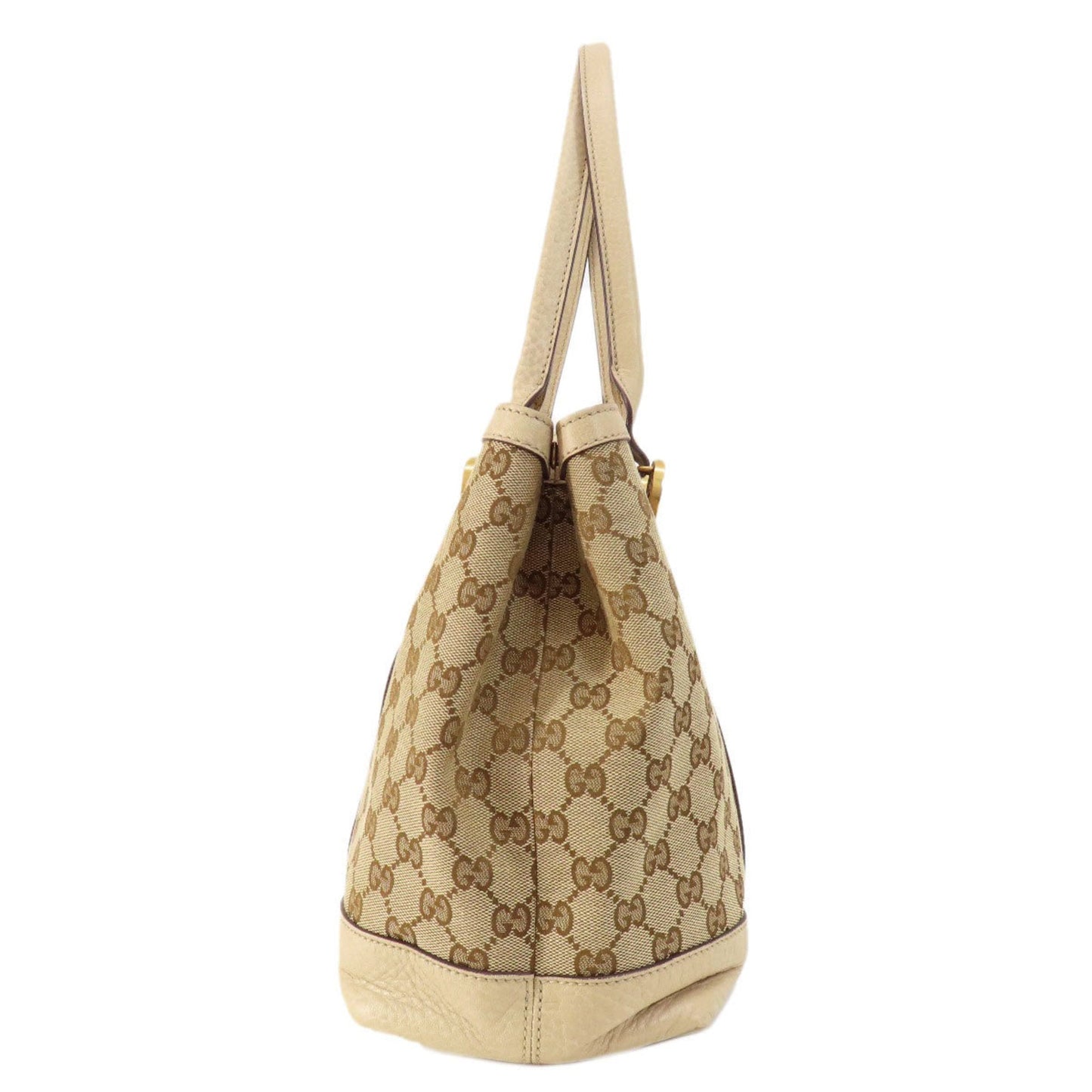 Gucci Miss Gg Brown Canvas Tote Bag