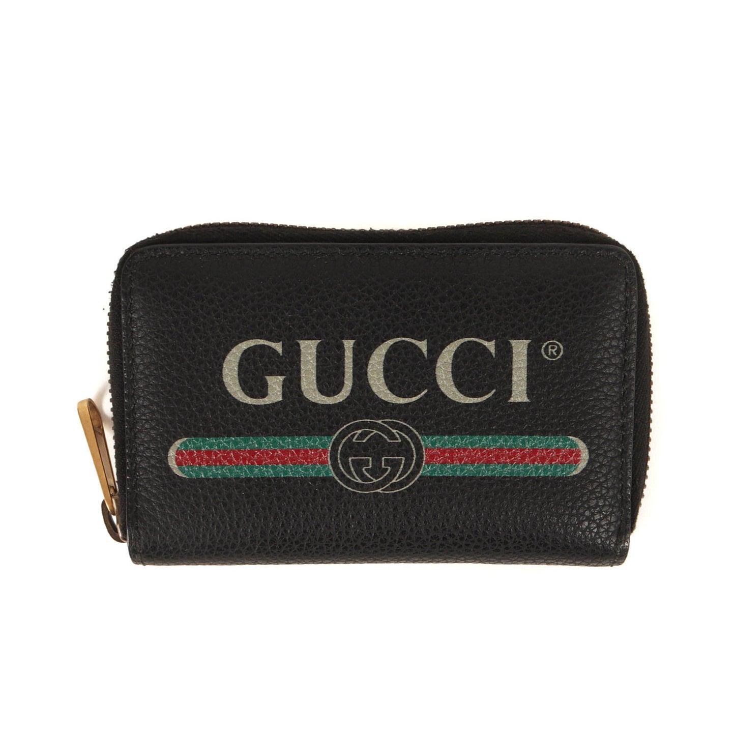 Gucci Black Leather Coin Purse/Coin Case