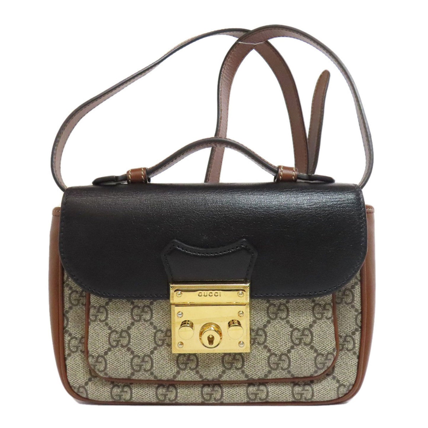 Gucci Brown Pvc Shoulder Bag