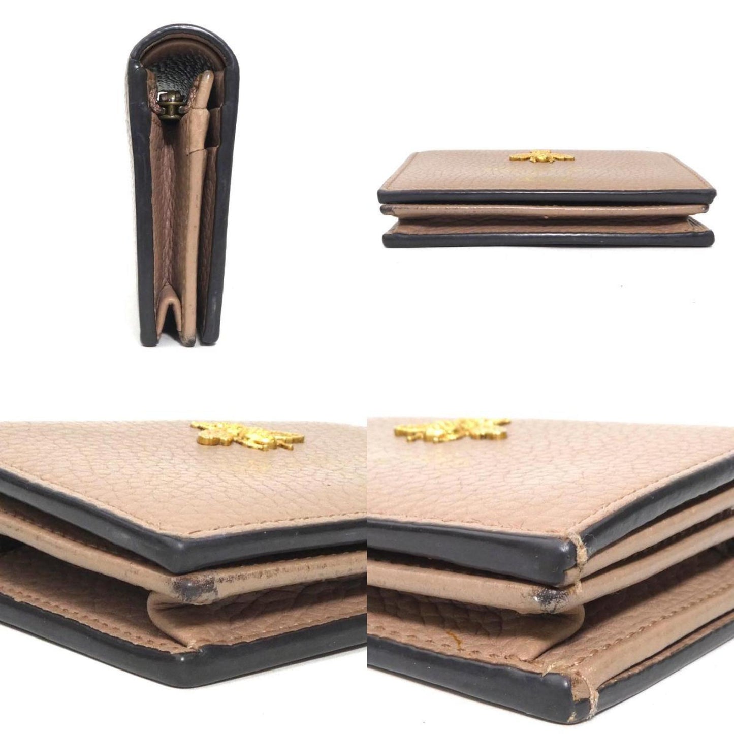 Gucci Beige Leather Wallet (Bi-Fold)