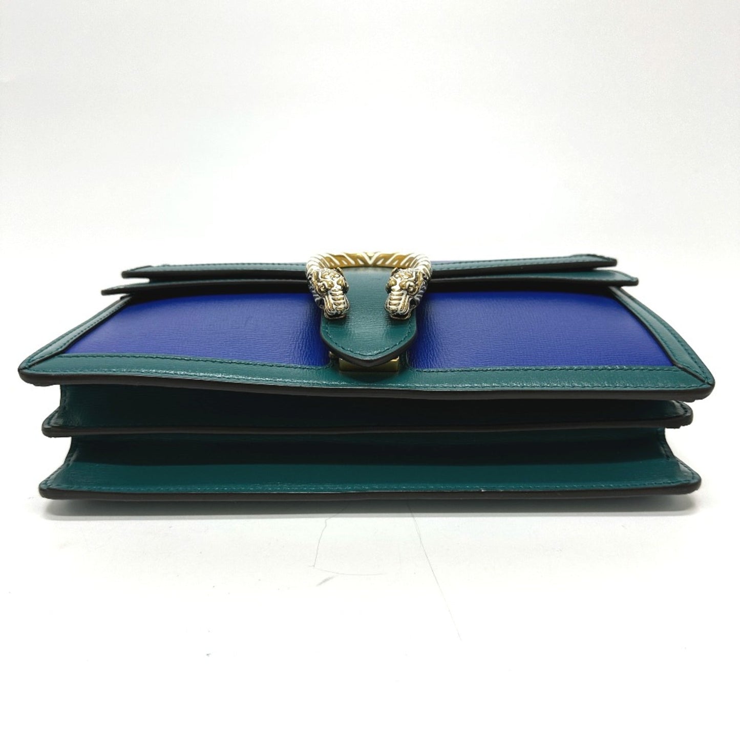Gucci Blue Leather Shoulder Bag