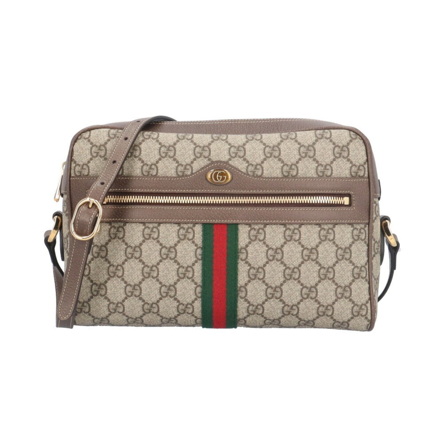 Gucci Beige Brown Gg Supreme Shoulder Bag