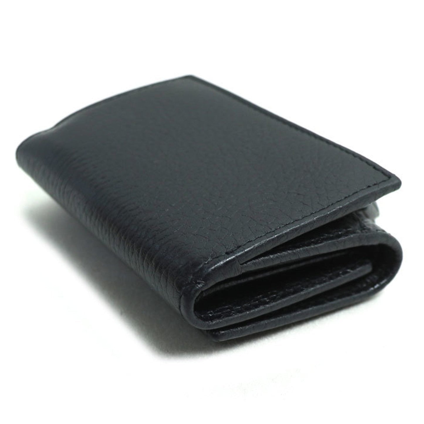 Gucci Black Leather Wallet (Tri-Fold)