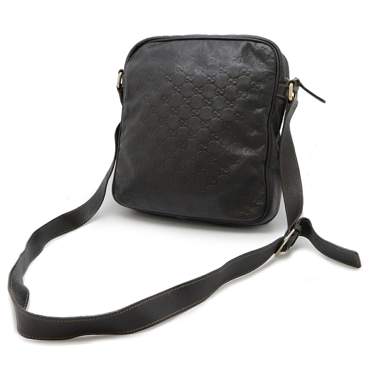 Gucci Dark Brown Leather Shoulder Bag