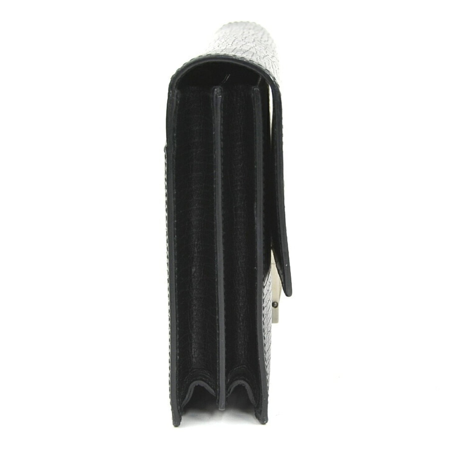 Gucci Black Leather Clutch Bag