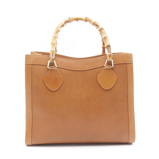 Gucci Brown Leather Tote Bag