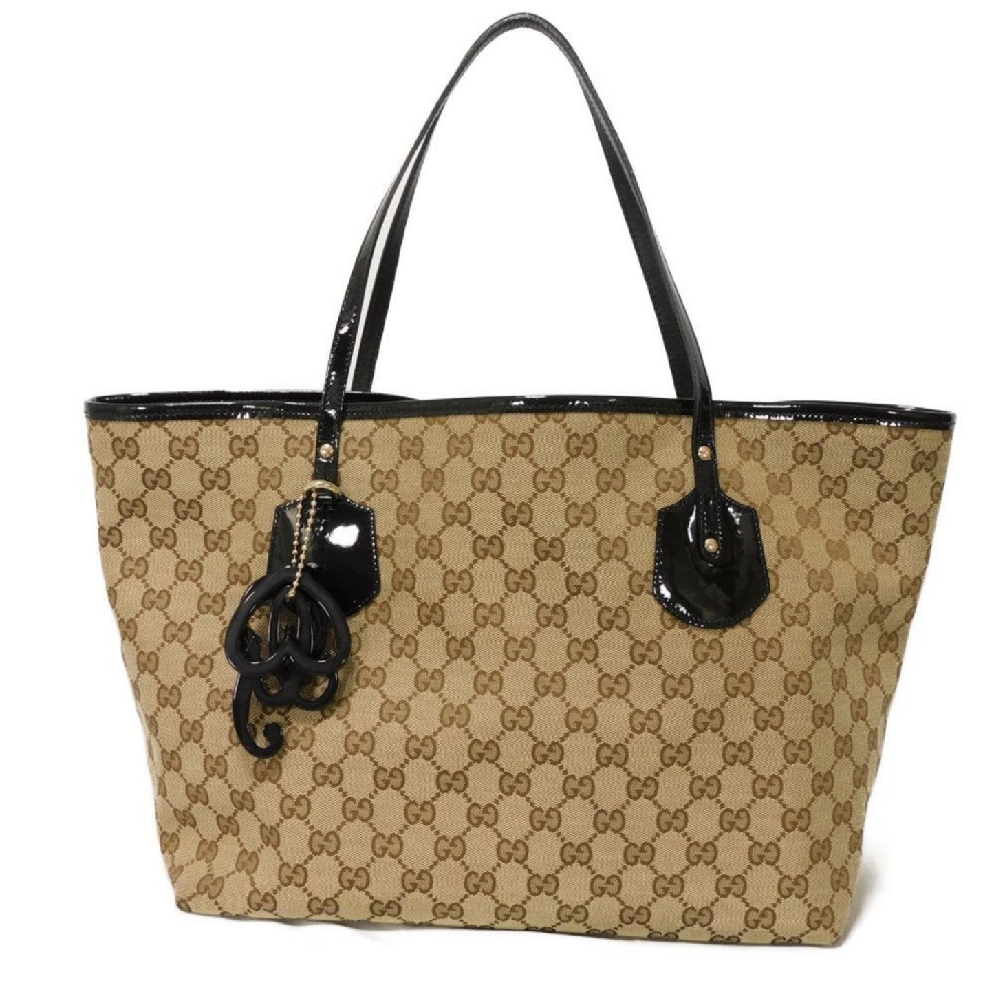 Gucci Beige Gg Canvas Tote Bag