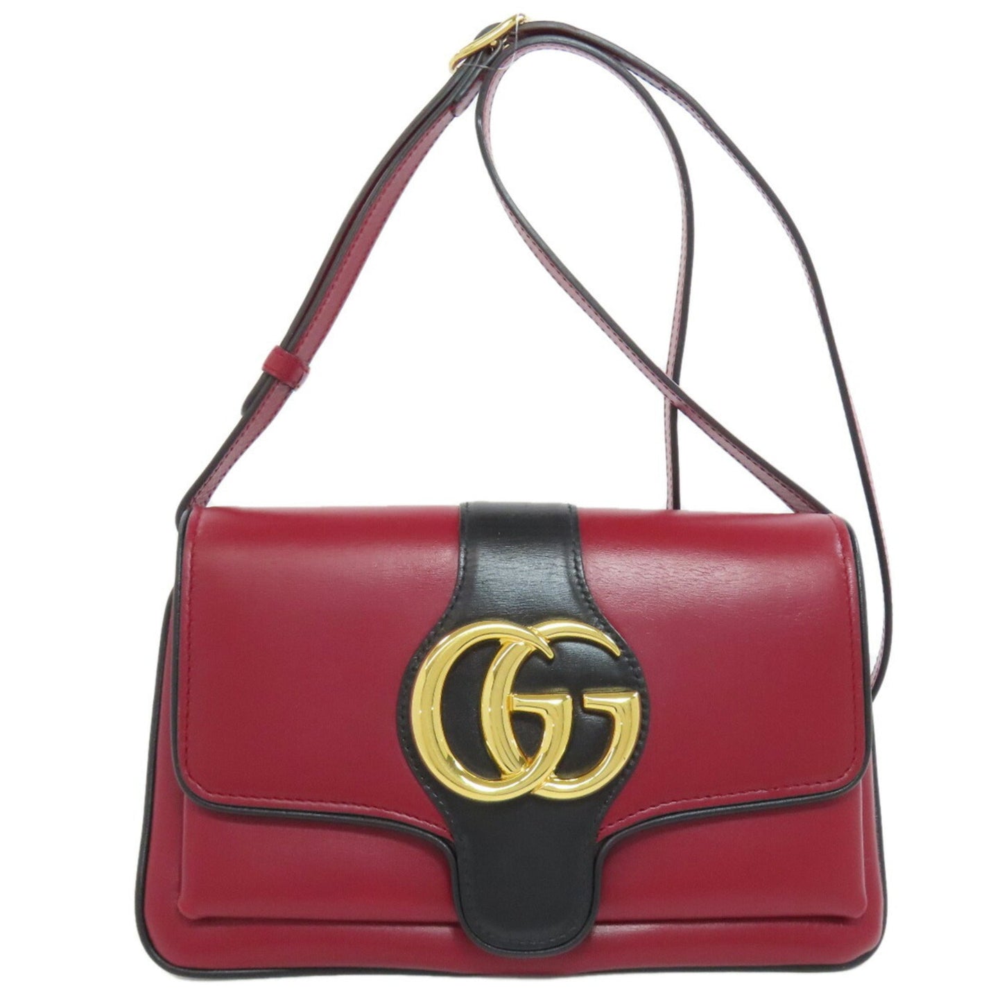 Gucci Red Color Leather Shoulder Bag