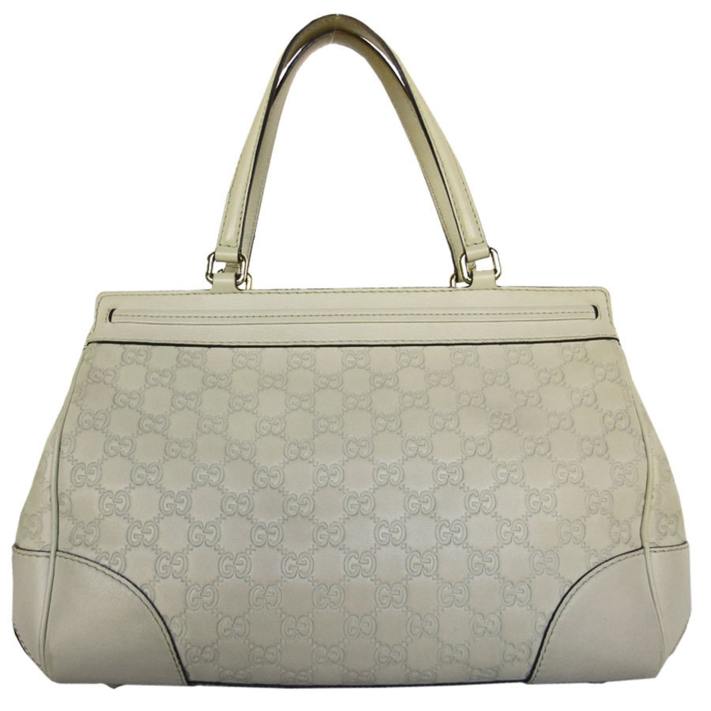 Gucci Light Beige Leather Handbag