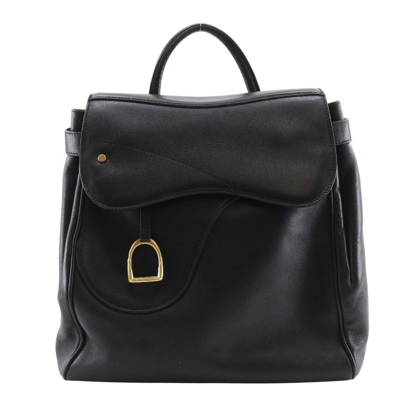 Gucci Black Leather Backpack