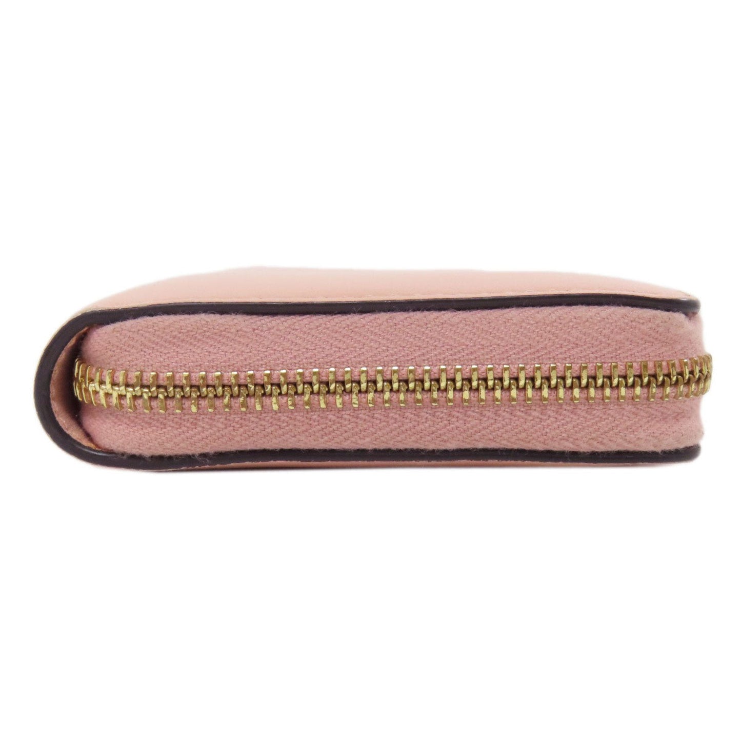 Gucci Pink Leather Long Wallet (Bi-Fold)
