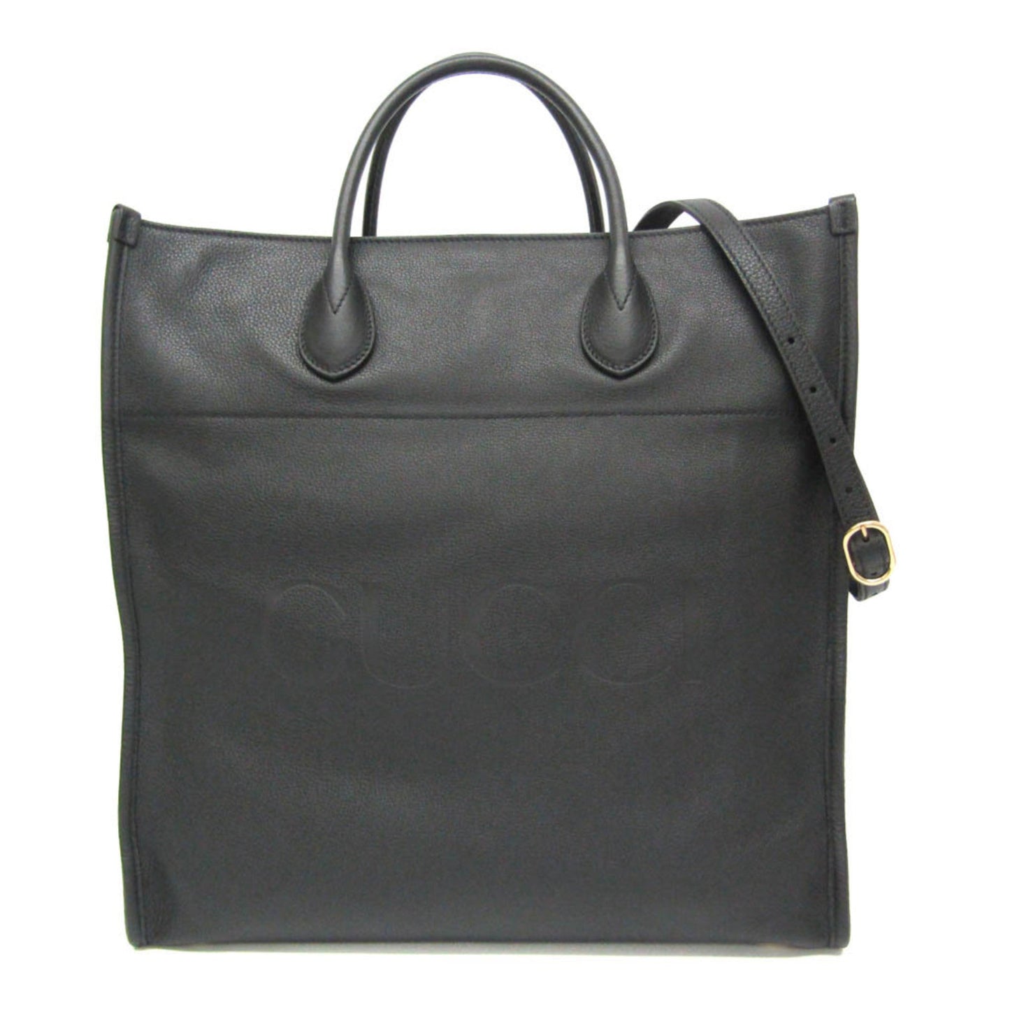 Gucci Black Leather Shoulder Bag Tote Bag