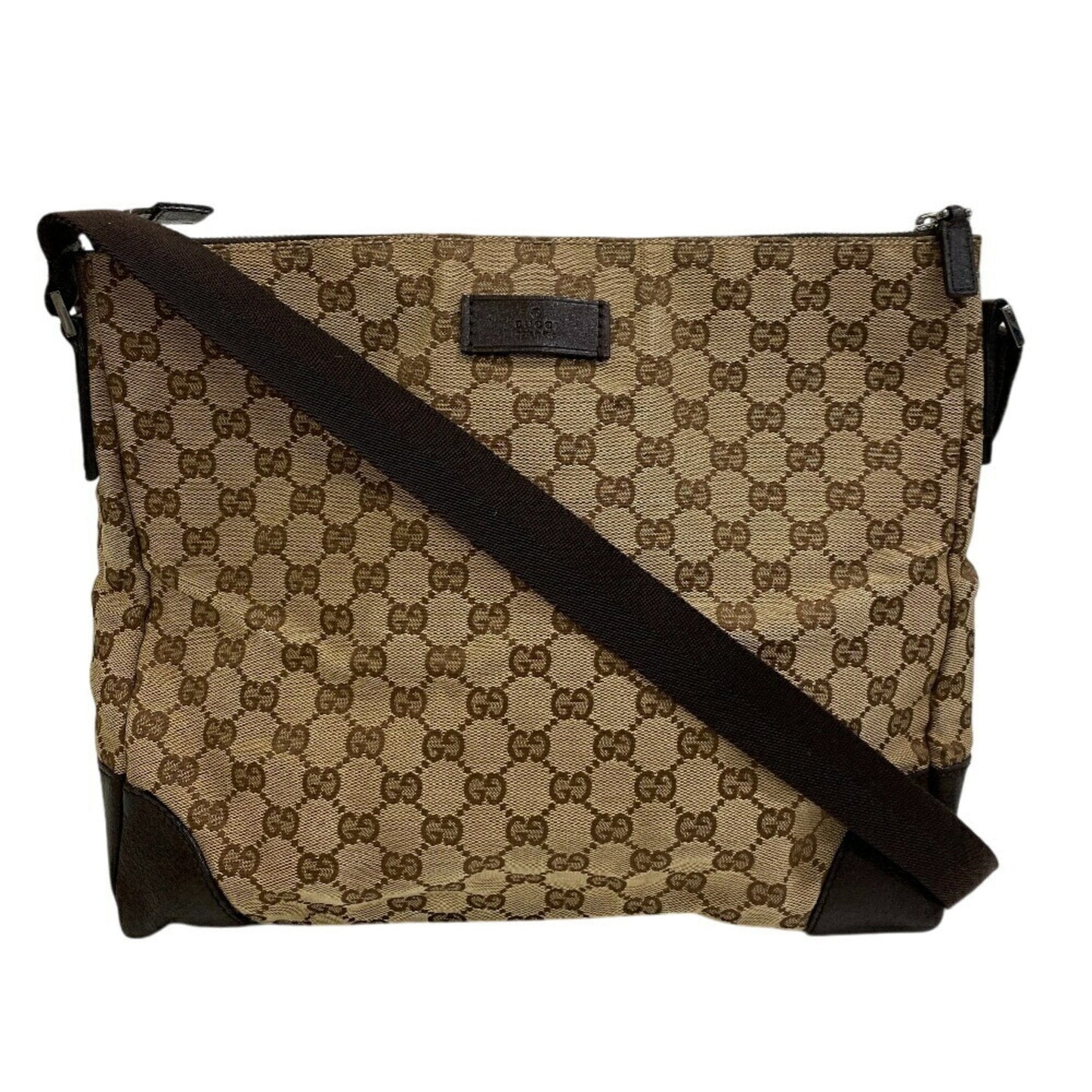 Gucci Gg Canvas Brown Gg Canvas Shoulder Bag