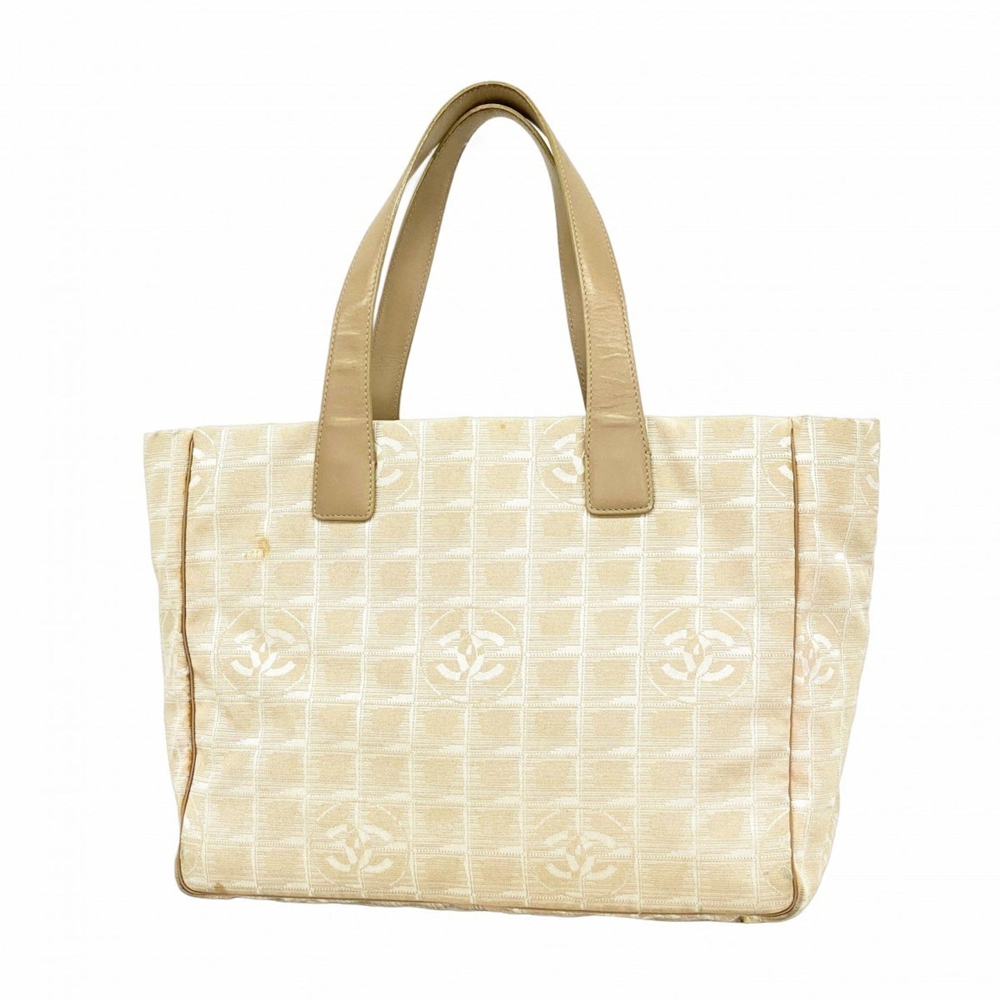 Chanel Beige Nylon Tote Bag