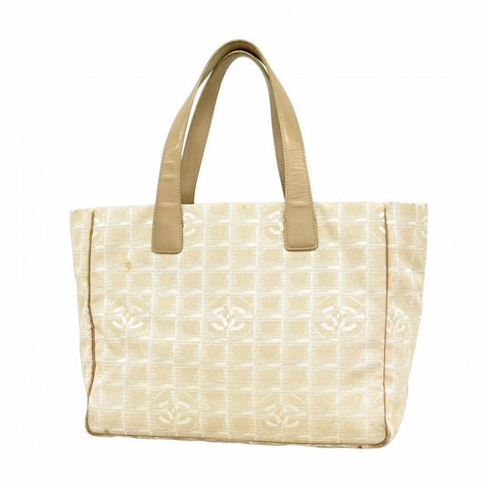 Chanel Beige Nylon Tote Bag