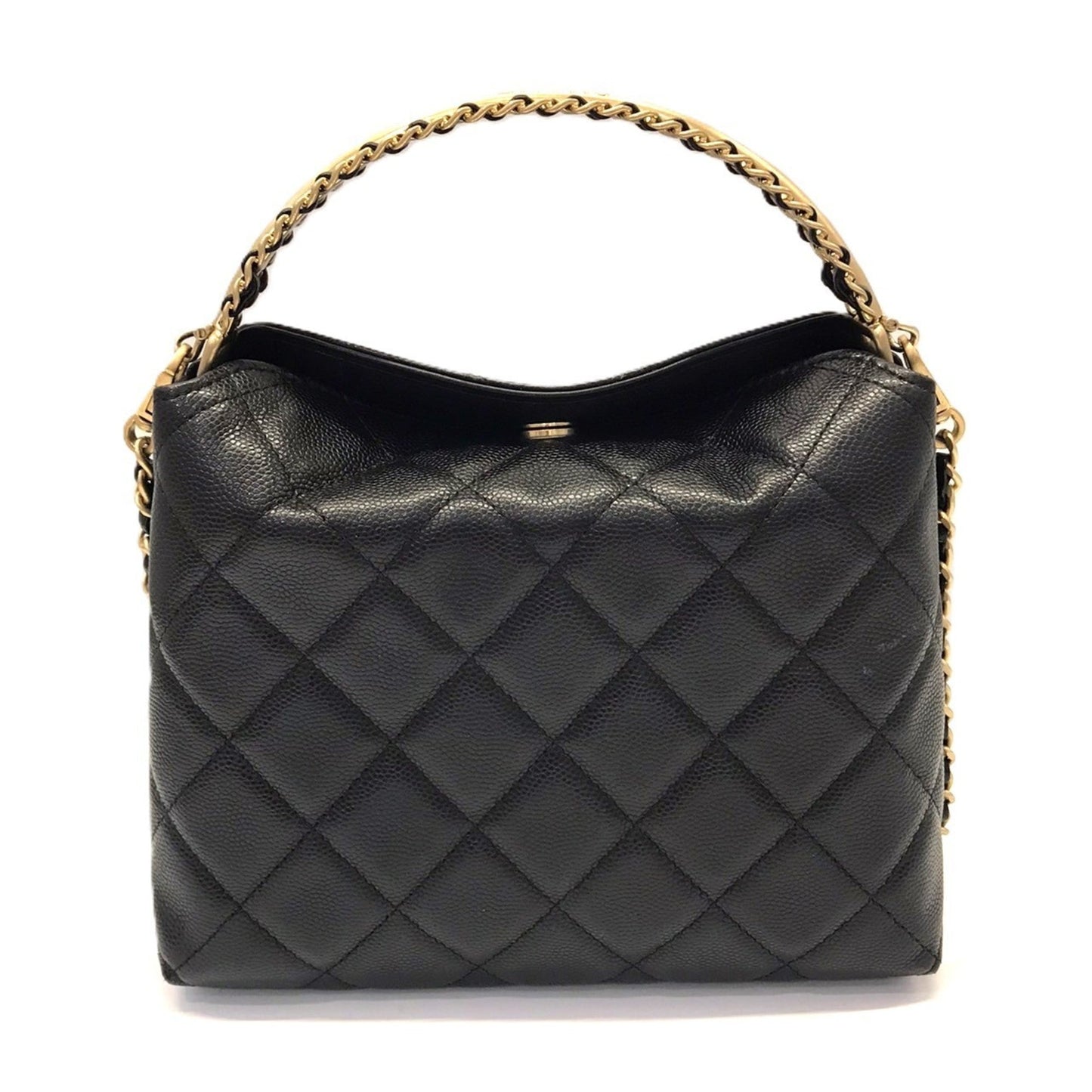 Chanel Black Leather Clutch Bag