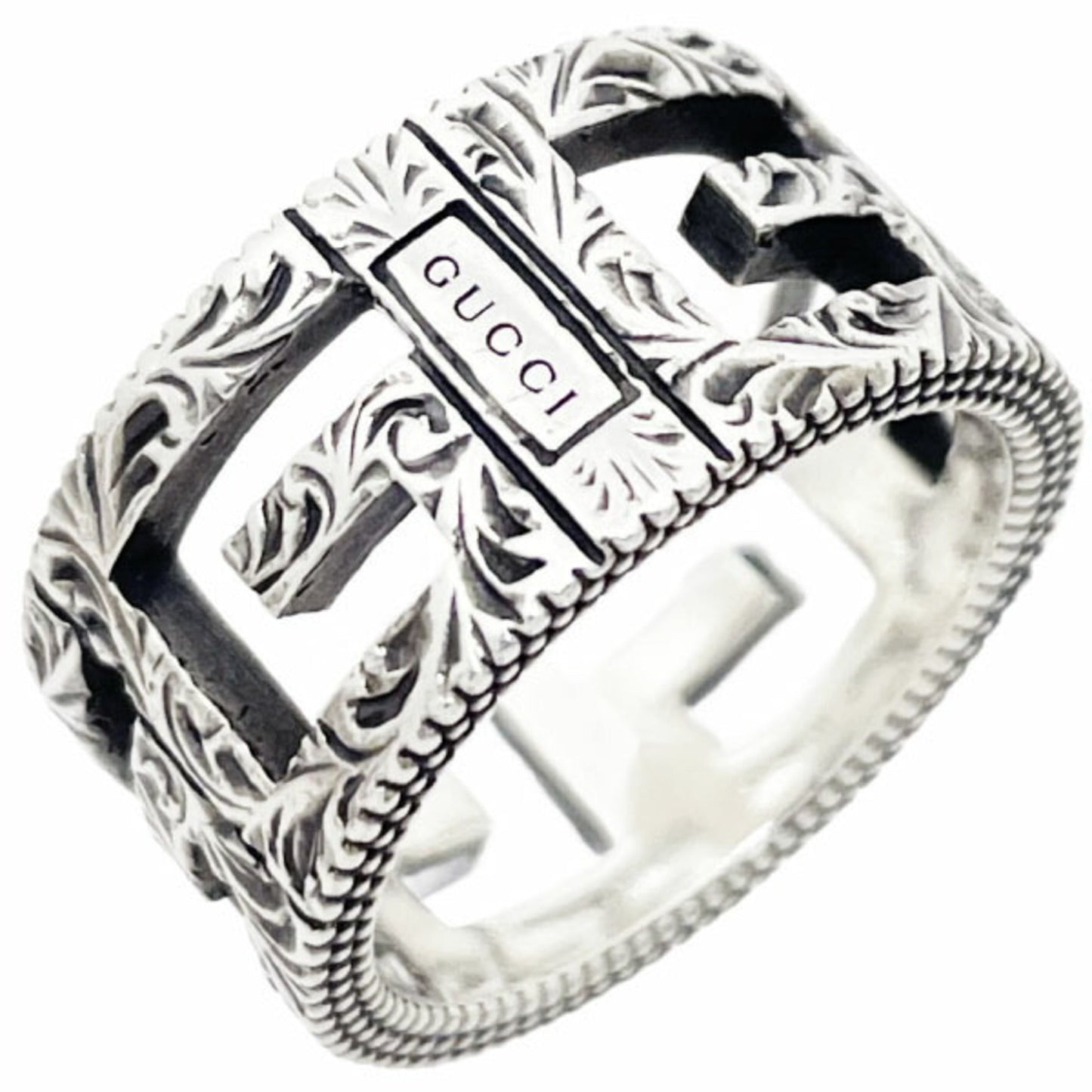 Gucci Silver Band Ring