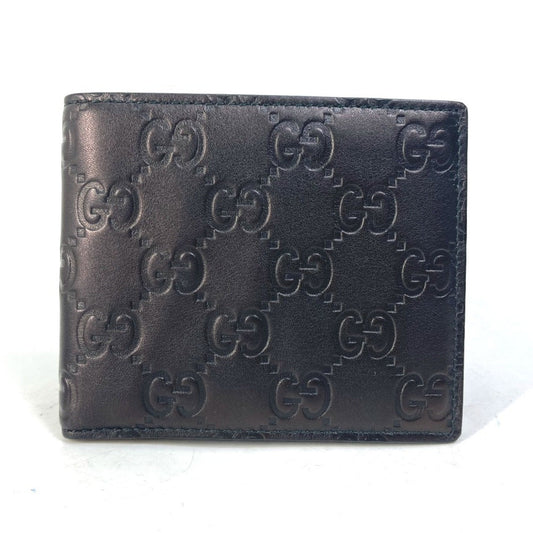 Gucci Black Leather Wallet (Bi-Fold)